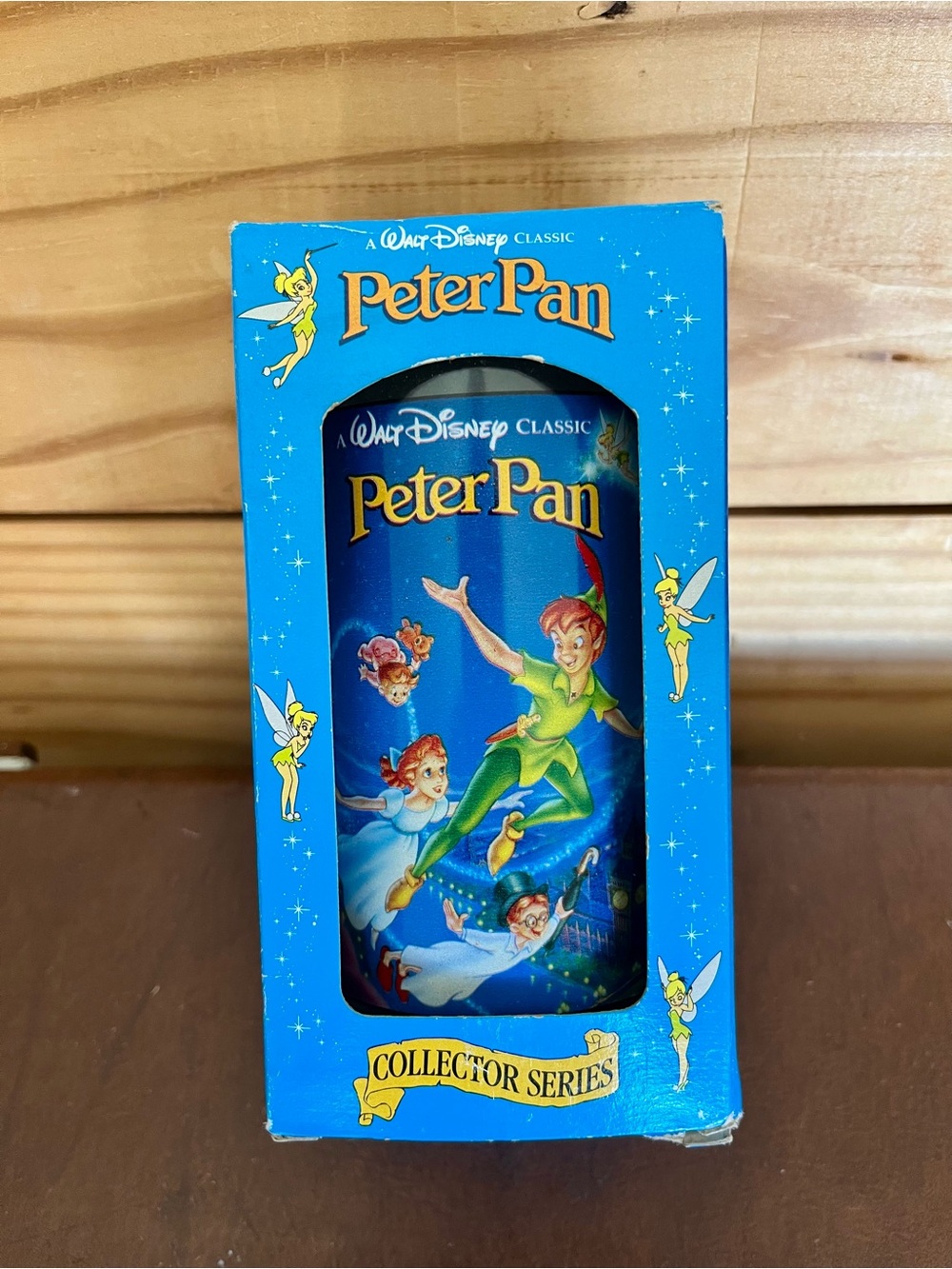 Vintage 1994 Disney Peter Pan Collector Series Burger King Glass w/ Box